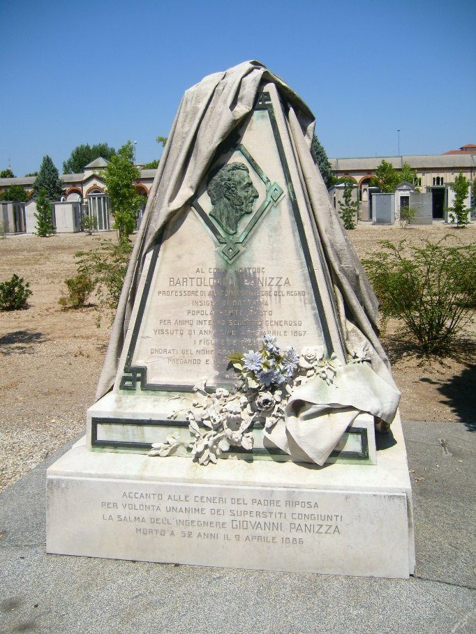 Bartolomeo Panizza's tomb 1, Pavia, Italy.JPG